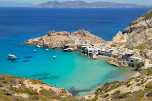 Firopotamos beach on the island of Milos, Cyclades, Greece.