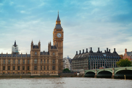 Big Ben and Houses of Parliament in London