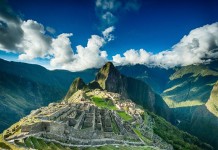 Peru Machu Picchu is an Incan citadel set high in the Andes Mountains in Peru, above the Urubamba River valley.