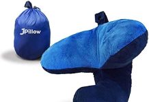 J-Pillow Chin Supporting Travel Pillow Supports your Head, Neck J Pillow Travel Pillow Review