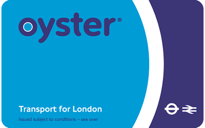 Oyster travel card London