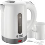 Travel Kettle Russell Hobbs 23840 Compact Travel Electric Kettle, Plastic, 1000 W, White