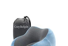 Portable Travel Pillow – Memory Foam Neck Portable Travel Pillow - Memory Foam Neck Pillow Support Pillow,Perfect Luxury Compact & Lightweight Quick Pack for Camping,Sleeping Rest Cushion (Blue)