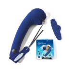 Travelrest Ultimate Travel Pillow & Neck Pillow Travelrest Ultimate Travel Pillow & Neck Pillow - Straps to Airplane Seat & Car - Best Accessory for Plane, Auto, Bus, Train, Office Napping, Camping, Wheelchairs (Rolls Up Small) (2-Year Warranty)