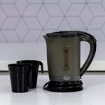 Travel Kettle Quest 35690 Compact Dual Electric Voltage – 0.5L, 600W, 17.5x17x8cm – Black Quest 35690 Compact Travel Electric Kettle Dual Voltage, 0.5 litres, 600 Watt, Plastic, 17.5x17x8cm, Black