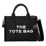 Tote Bag for Women Casual Canvas Tote Bags for Women Casual Canvas Tote Bags with Zipper Double Shoulder Straps Casual Canvas Handbags Shoulder Bags for Office School Shopping Travel