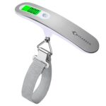 Luggage Scale Portable Digital Scale Electronic MYCARBON Luggage Scale Portable Digital Scale Electronic Suitcase Scale Hanging Scales Luggage Weighing Scale 110 Pound/ 50 Killogram with Backlit with Tare Function Lightweigh for Travel