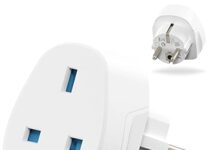 Travel plug type for Greece UK To Greece & Most of Europe | Type E/F Adapter