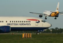 Luggage allowed on British Airways Hotels by Gatwick