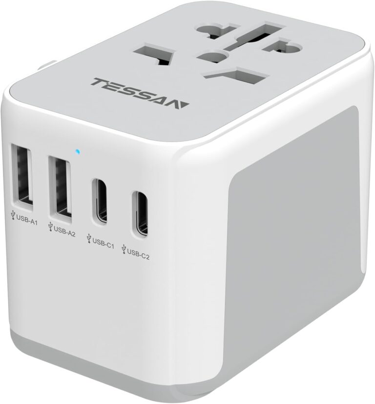 TESSAN Universal Travel Adapter with USB