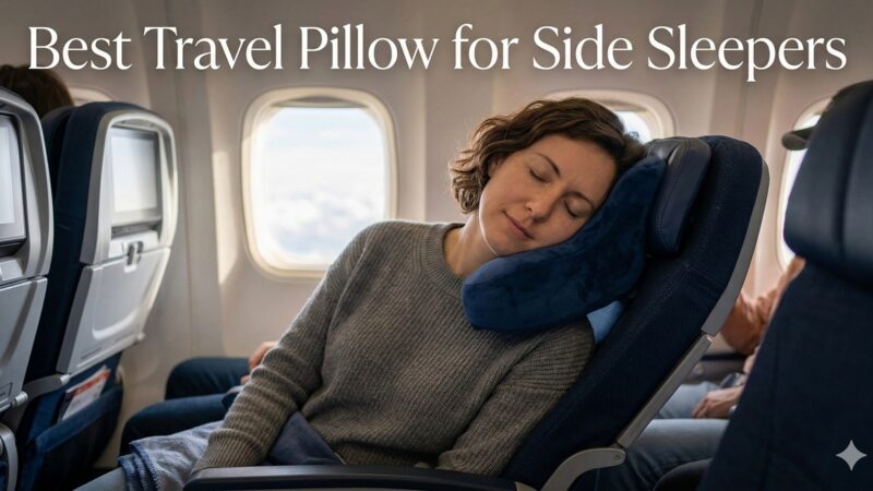 Best Travel Pillow for Side Sleepers (2026)