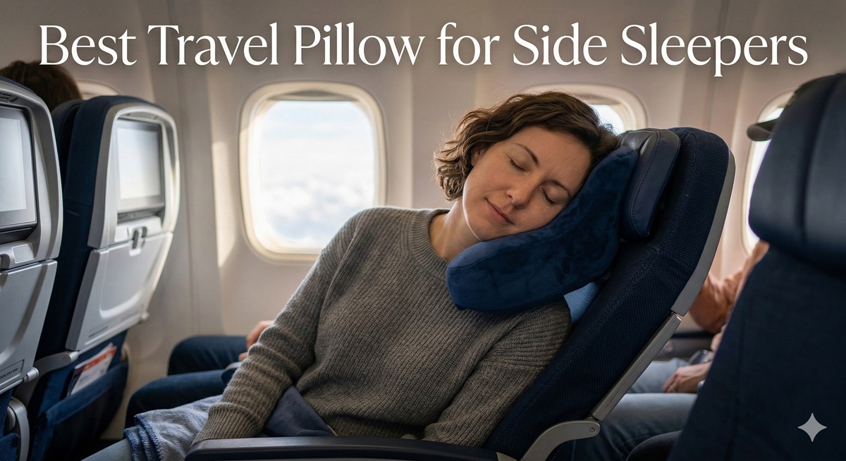Best Travel Pillow for Side Sleepers (2026)
