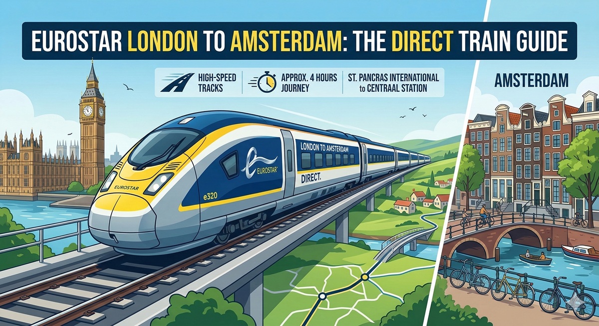 Eurostar London to Amsterdam: The Direct Train Guide