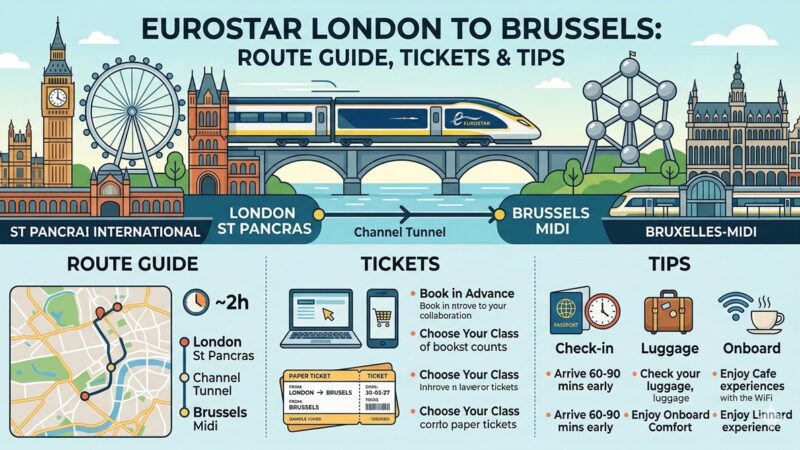 Eurostar London to Brussels: Route Guide, Tickets & Tips