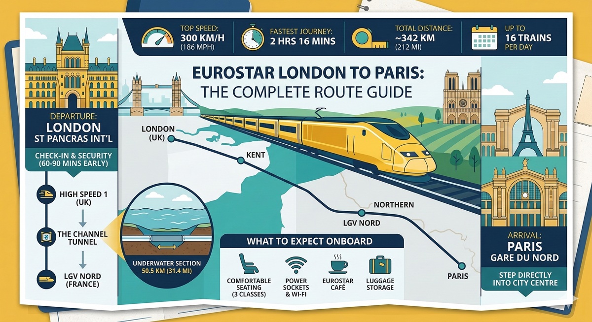 Eurostar London To Paris Route Guide Tickets Tips 2026 