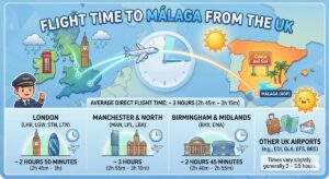 Flight Time to Málaga from the UK: Every Airport (2026)