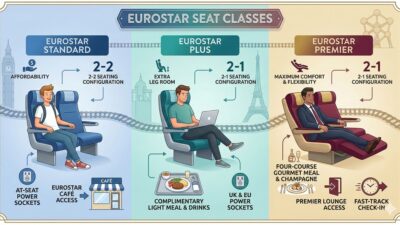 Eurostar Seat Classes: Standard vs Plus vs Premier