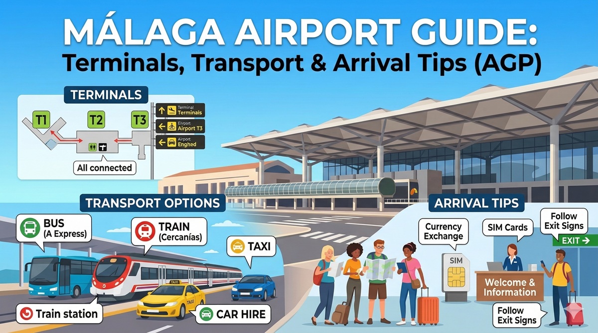 Málaga Airport Guide: Terminals, Transport & Arrival Tips (AGP)