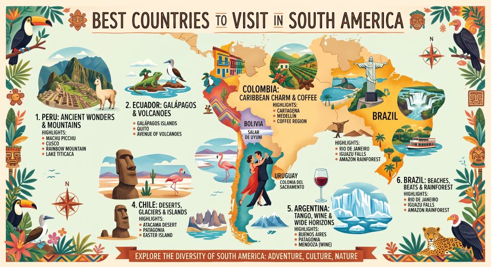 Best Countries to Visit in South America